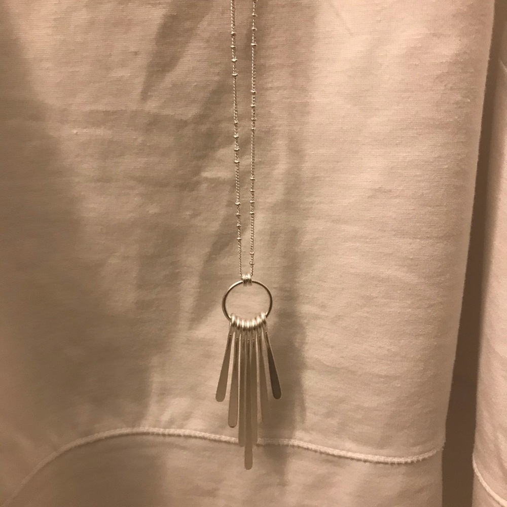 Long chest length necklace